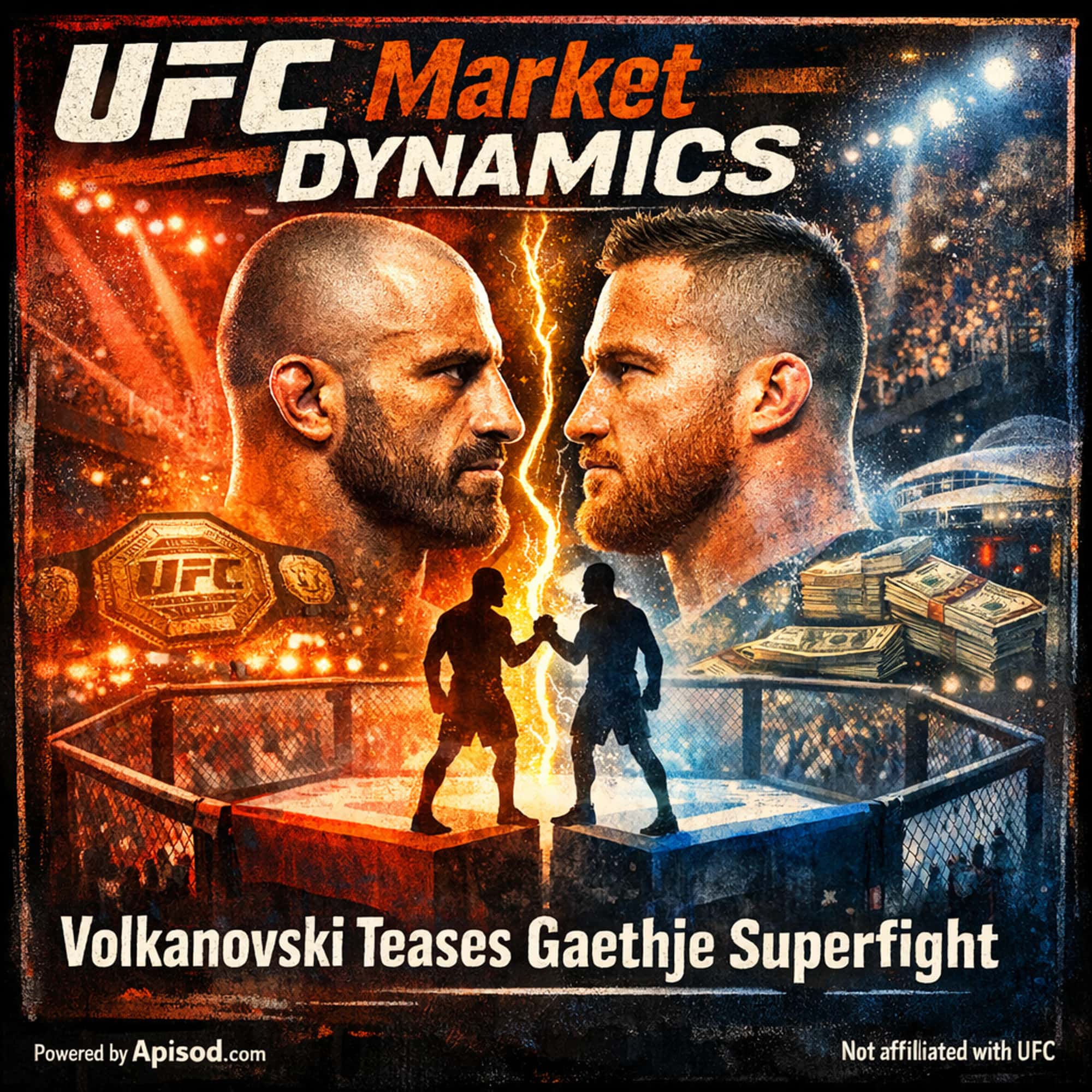 Volkanovski Teases Gaethje Superfight episode cover art