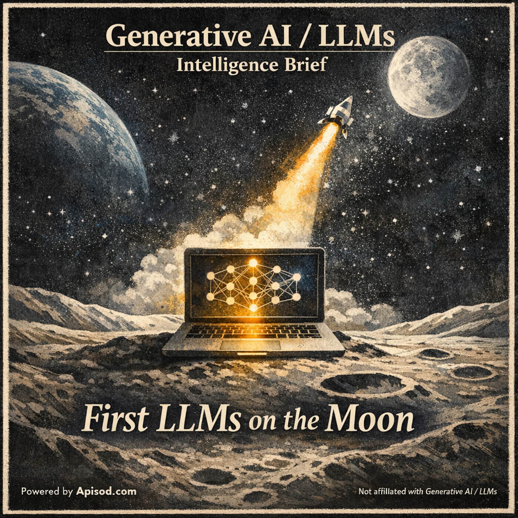 First LLMs on the Moon episode cover art