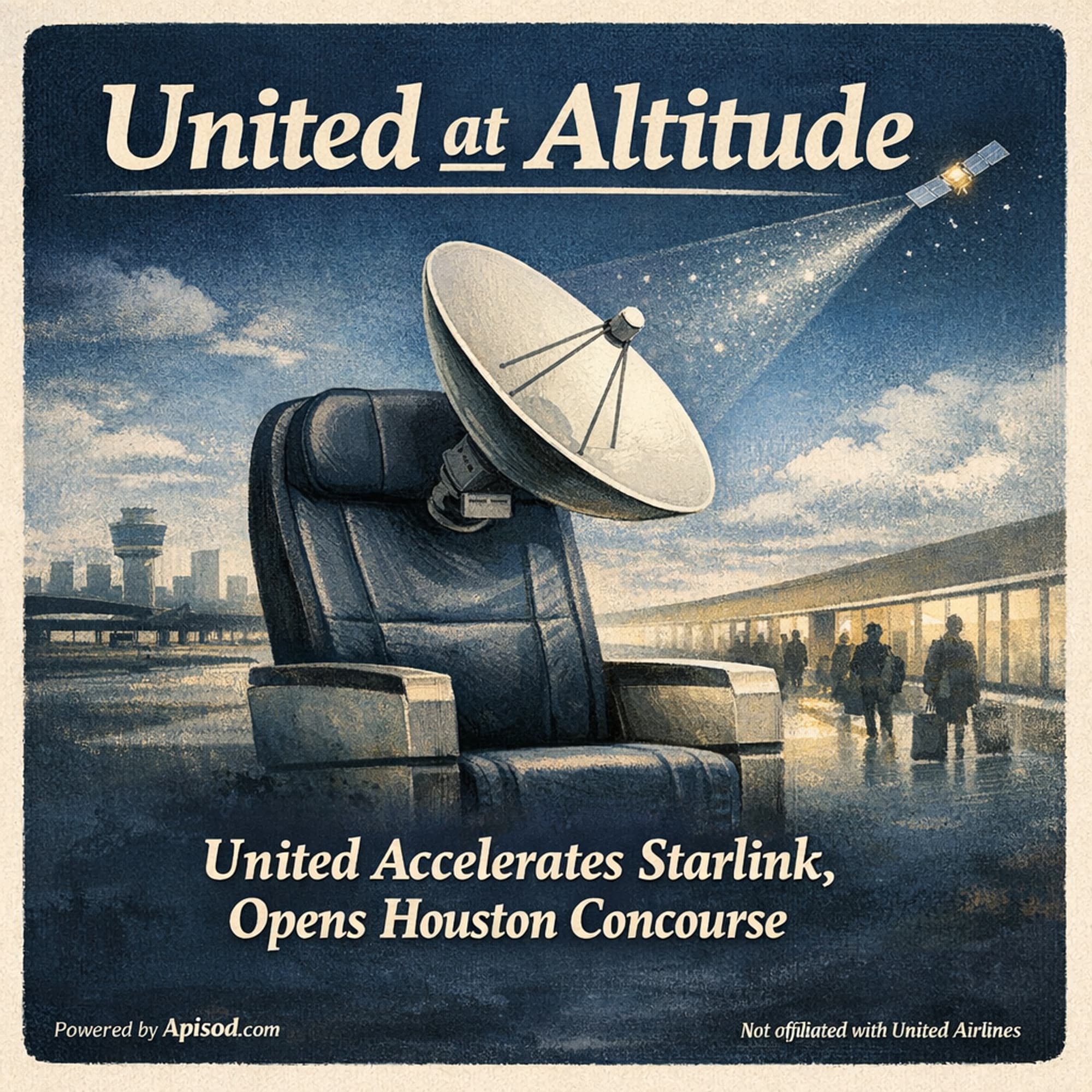 United Accelerates Starlink, Opens Houston Concourse episode cover art
