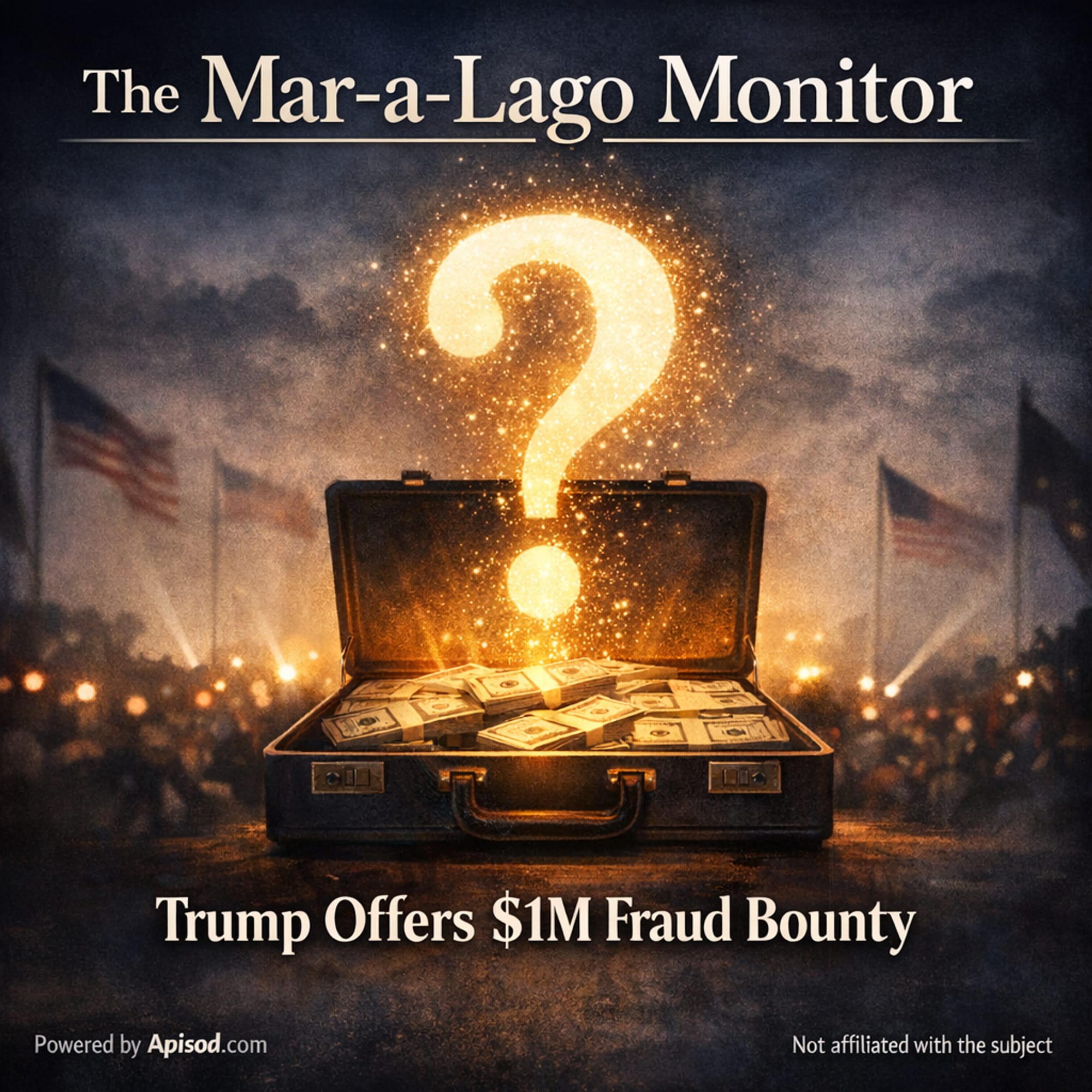 Trump Offers $1M Fraud Bounty episode cover art